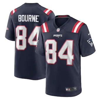 mens nike kendrick bourne navy new england patriots game je